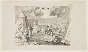 Israelites Gathering Manna